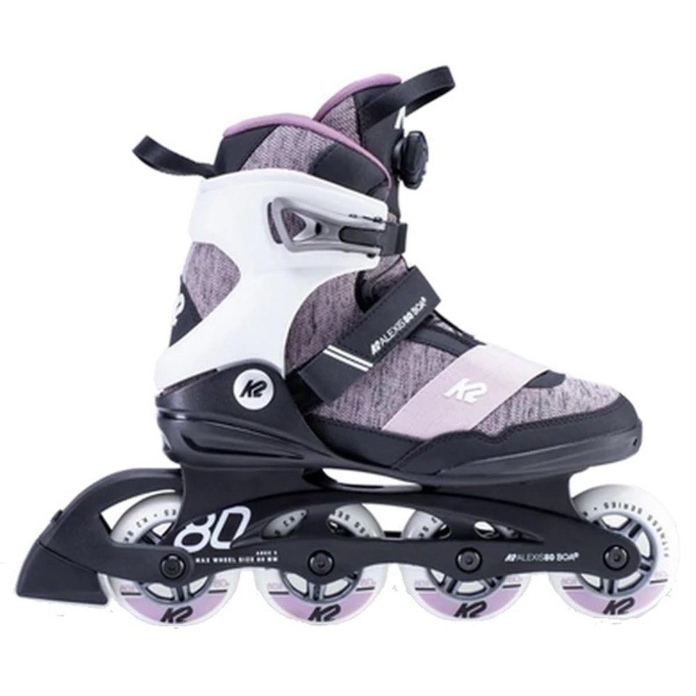 K2 Alexis BOA 80 inline skate rollerblade — size 7.5 women’s — euc